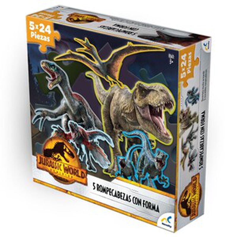 5 Rompecabezas con Forma Jurassic World Dominio... image number null