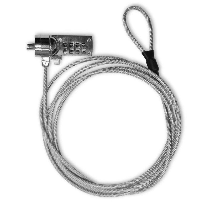 Cable de seguridad 4 d&iacute;gitos para laptops Xtech... image number null