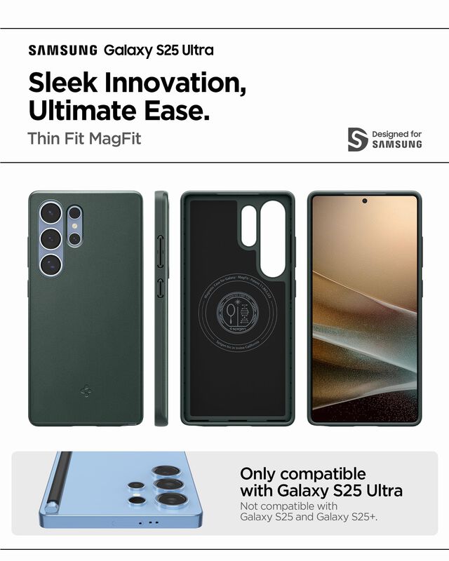 Funda Spigen Thin Fit Magfit Para Galaxy S25 Ul... image number null