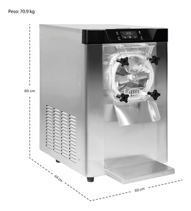 M&aacute;quina Helado Nieve Duro Industrial 20l Sobre ... image number null