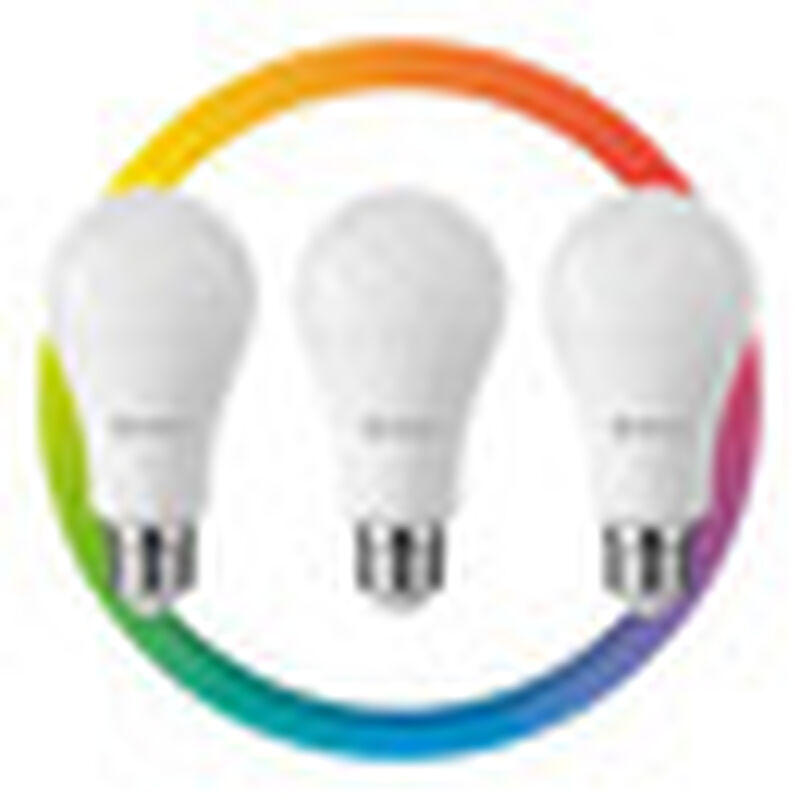 3 focos LED Bluetooth* RGB+W multicolor de 9 W image number null