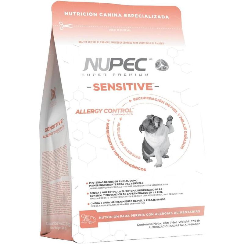 Nupec Sensitive Skin 8kg Sellado mas Pelota Spi... image number null
