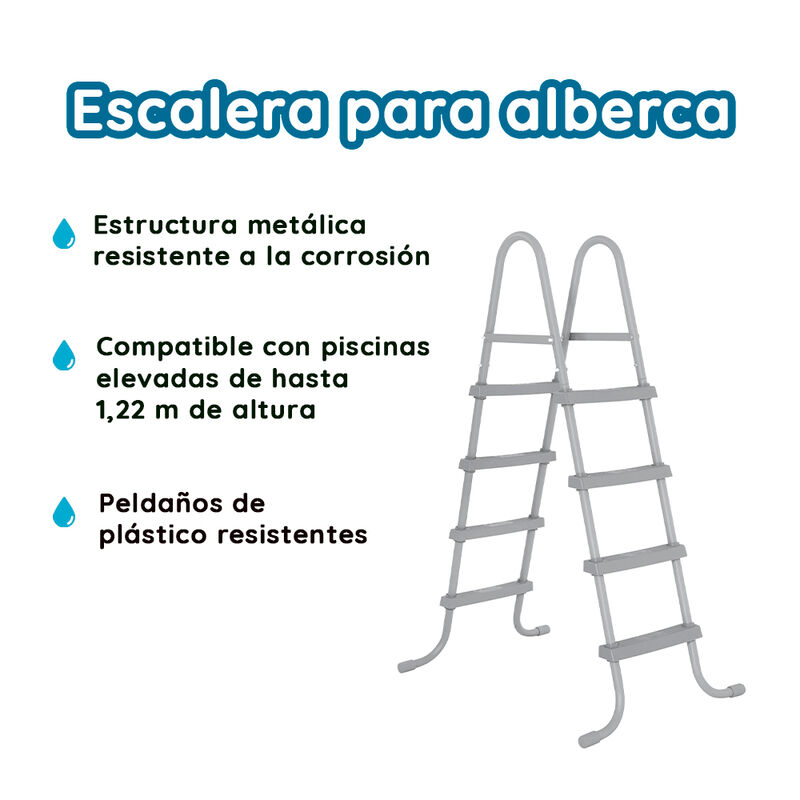 Escalera Para Piscina 122cm Bestway image number null