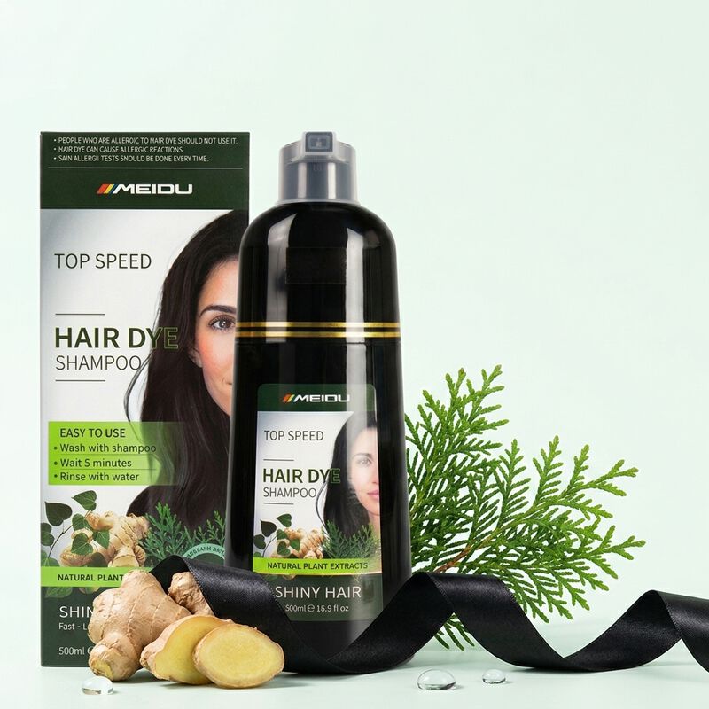 Pack 2 Shampoo Tinte Cubre Canas Jengibre 500ml... image number null