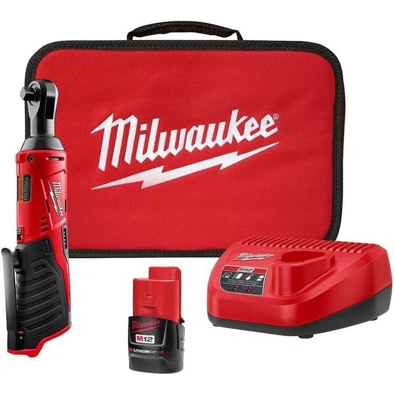 Kit Trinquete Milwaukee 2457-21 M12 3/8" + Bate... image number null