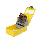 Juego de brocas con cobalto de acero de alta velocidad zanco recto, 29 piezas Surtek