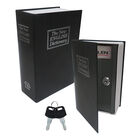 Caja Seguridad Tipo Libro Metal 2 Llaves Negro Oculta Karlen