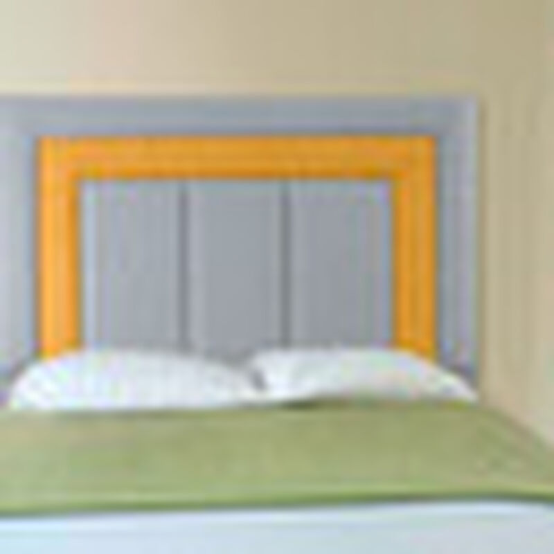 Cabecera Matrimonial Dicasa Bora Gris-Mostaza image number null