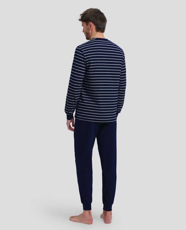 Pijama de Rayas para Hombre Marino image number null