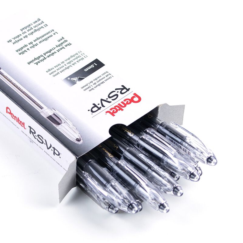 Bol&iacute;grafo Pentel Rsvp Bk91-a, Tinta Negra, 1,0 ... image number null