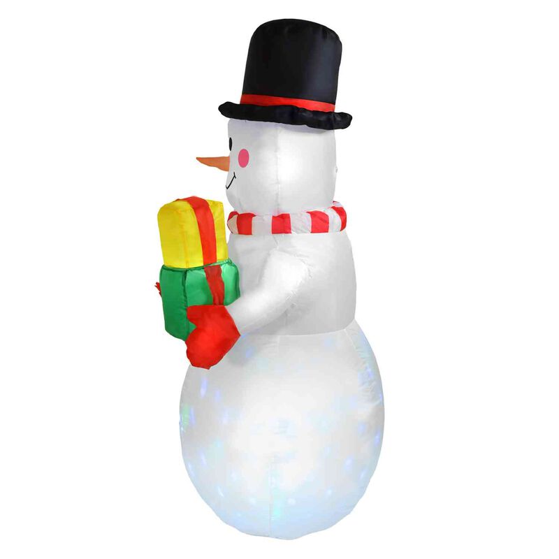 Inflable Navidad Mu&ntilde;eco Nieve 1.5m Decoracion L... image number null