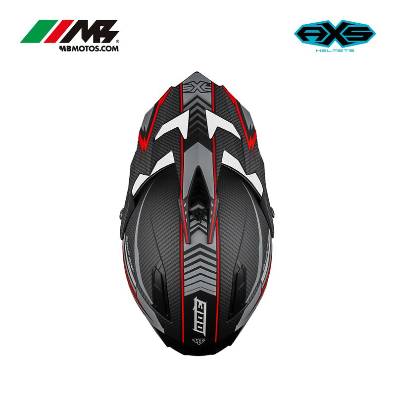 Casco Para Motocicleta Axs Beretta Rojo L image number null