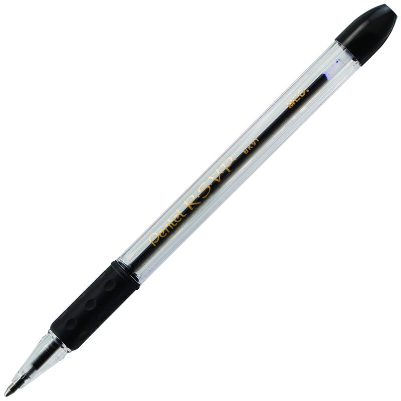 Bol&iacute;grafo Pentel Rsvp Bk91-a, Tinta Negra, 1,0 ... image number null