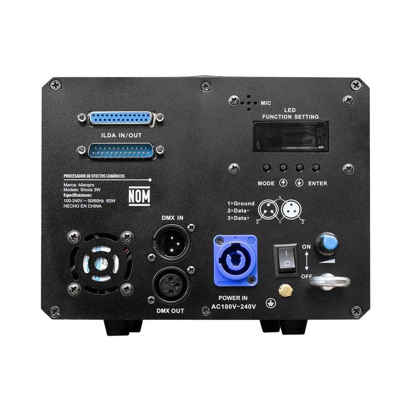 L&aacute;ser Shock 3w AlienPro Patrones 2000 Piezas 60... image number null