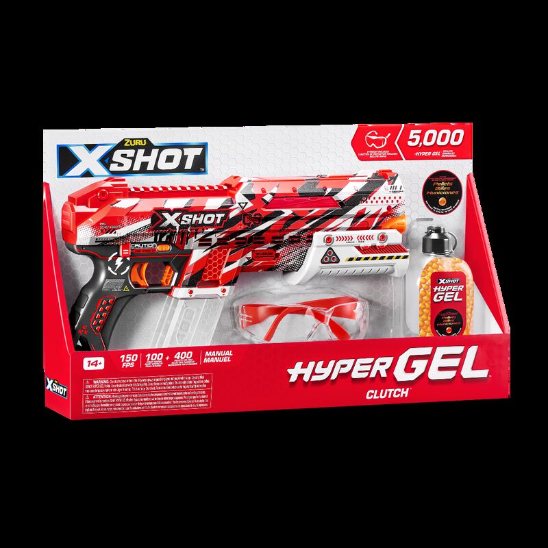 X-Shot Lanzador Hyper Gel Clutch Zuru image number null