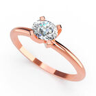 Anillo de Compromiso en Oro de 10K con Circonia - Amore Mio!