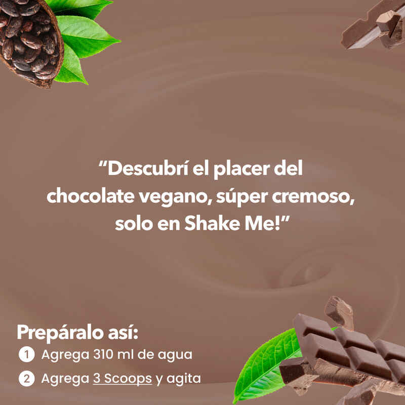 ShakeMe! Vegan Chocolate 20 Porciones image number null