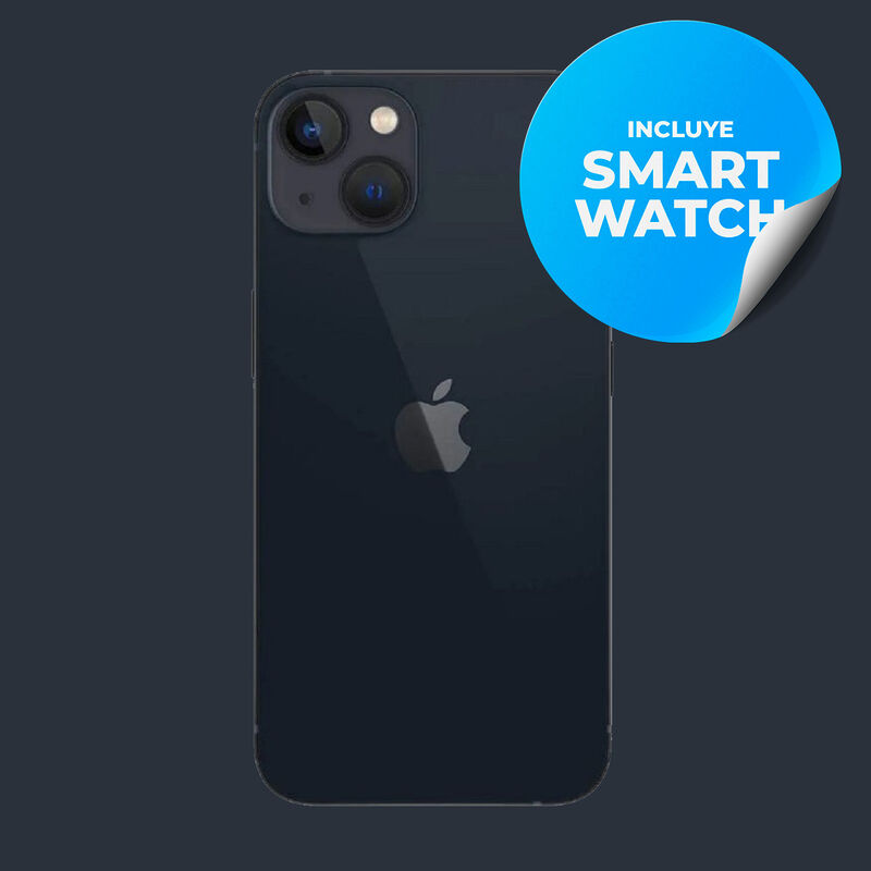 Iphone 13 Reacondicionado 128Gb Negro + Reloj G... image number null