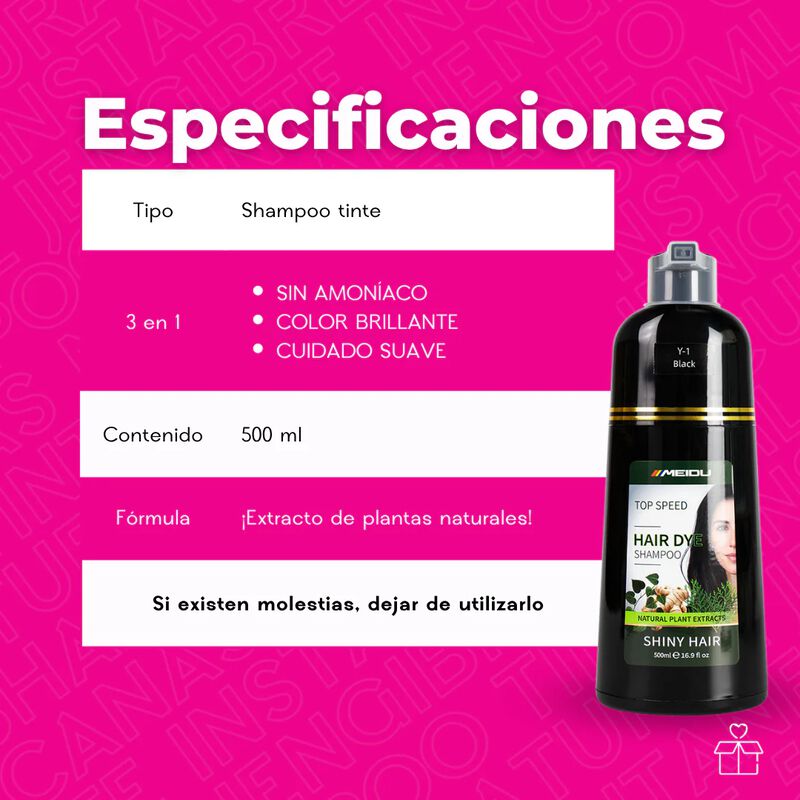 Shampoo Tinte Instant&aacute;neo Cubre Canas Natural J... image number null