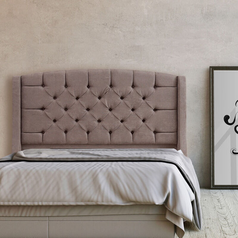 Cabecera Queen Size Dicasa Sitka Gris Oscuro image number null