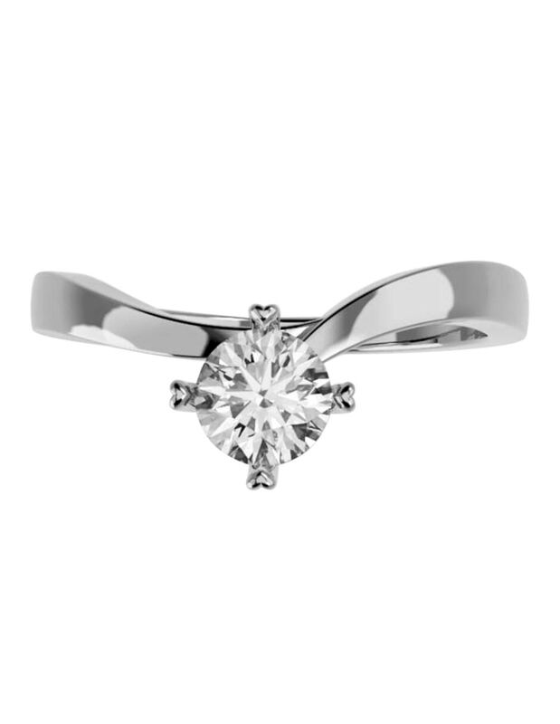 Anillo de Compromiso de 14K con Diamante de Lab... image number null