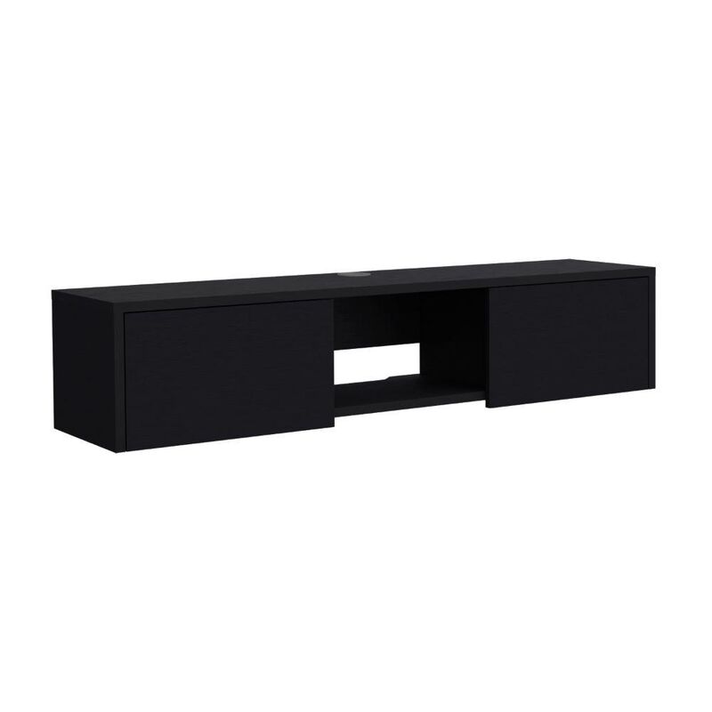 Mesa Para Tv Flotante Gleid Wengue  Virtual Mue... image number null
