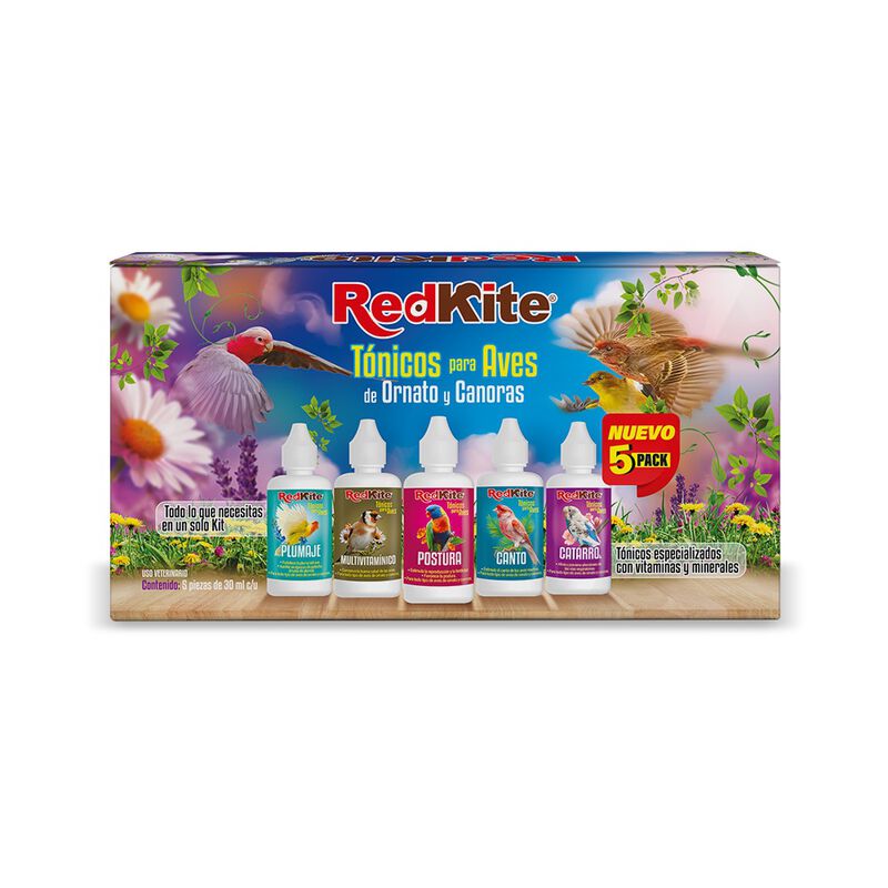 Redkite T&oacute;nicos 5 Pack Surtido Canto, Plumaje, ... image number null