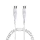 Cable Datos MYBAT USB-C a USB-C 1.8m 60W Universal Blanco
