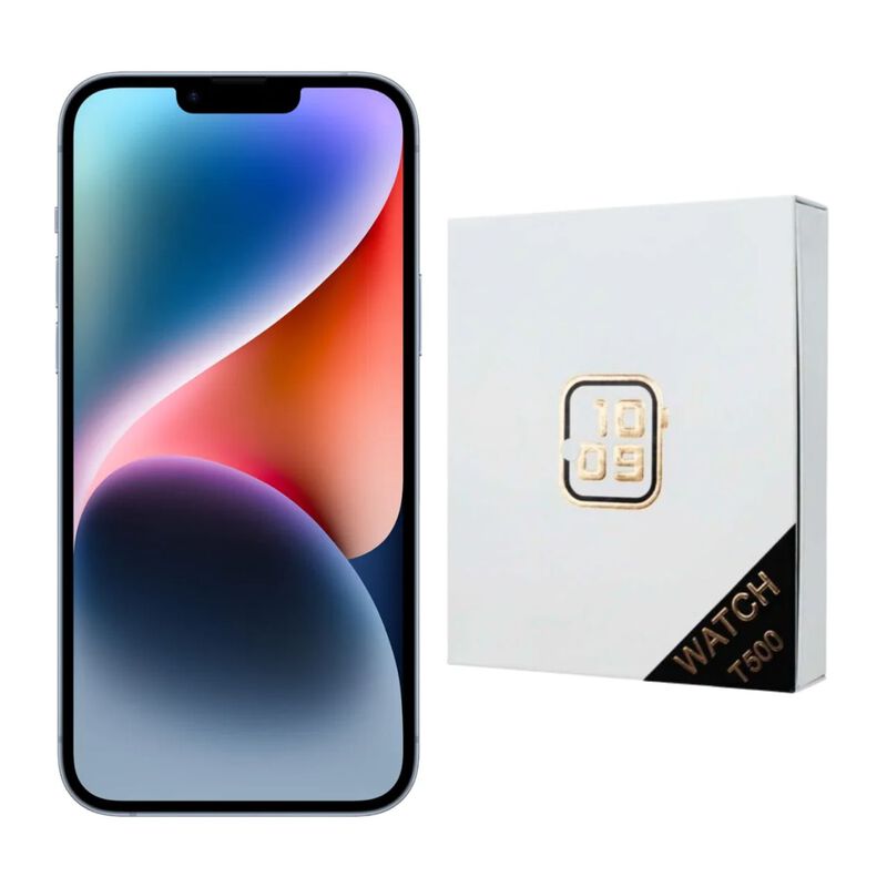 iPhone 14 128GB Azul E-SIM Reacondicionado + Re... image number null