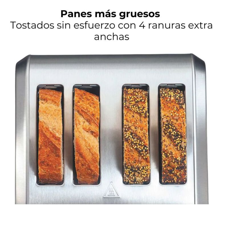 Tostadora De Pan 4 Rebanadas Hamilton Beach Toa... image number null