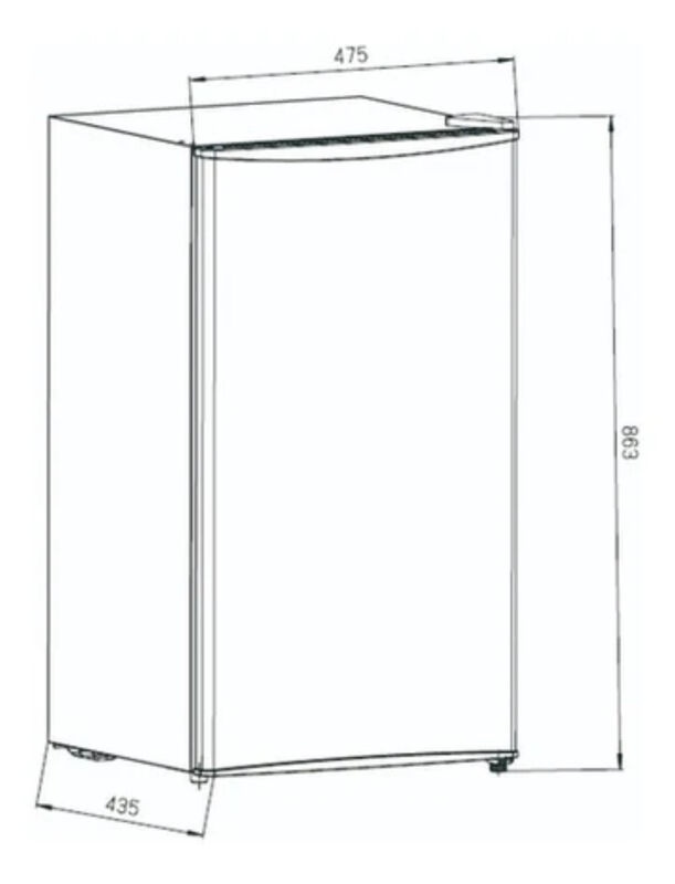 Frigobar Teka Rsr 10520 Gbk (113320001) 4 Pies ... image number null