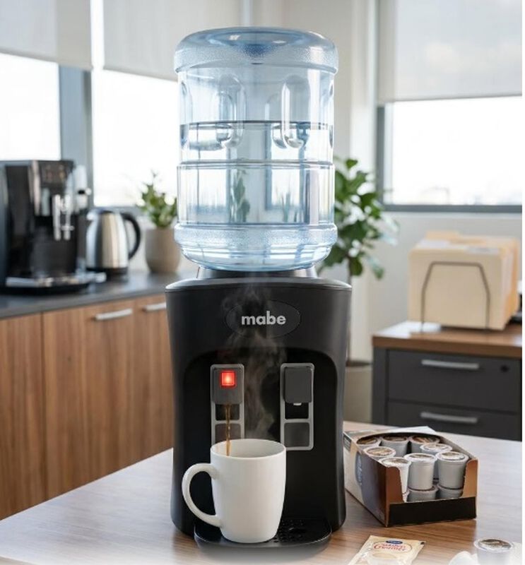 Dispensador Agua Mabe Emm2pn Mesa 2 Llaves Negr... image number null