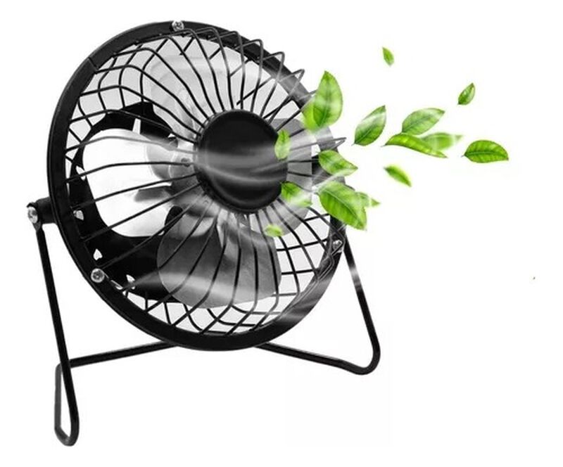 4 Ventiladores De Escritorio USB Peque&ntilde;o Aspas ... image number null