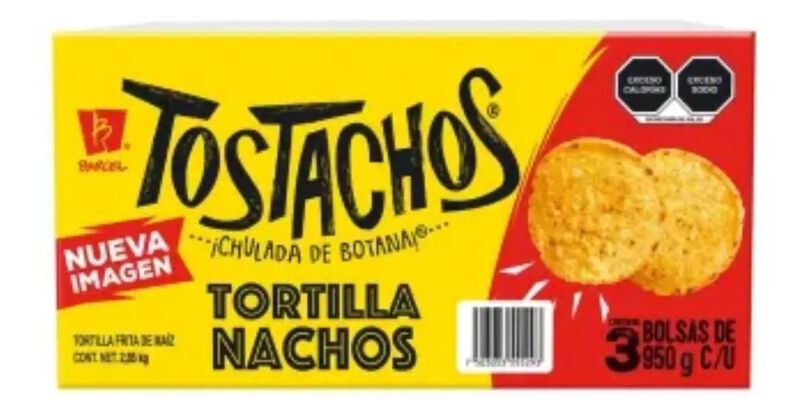 Barcel Tostachos 3pz De 950g C/u Chulada De Bot... image number null