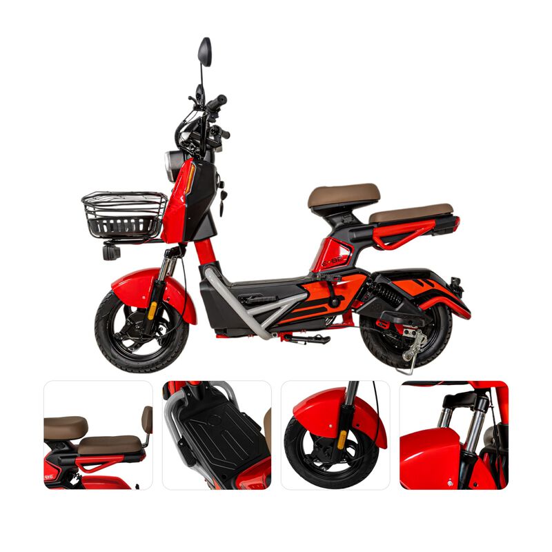 Bicicleta El&eacute;ctrica Moto Bici Scooter 3 Vel 55k... image number null