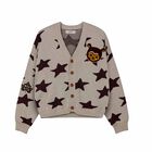 Cardigan Unisex Grimey Mud'S The Residence Gris GNKG194BCO