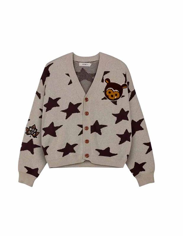 Cardigan Unisex Grimey Mud'S The Residence Gris... image number null