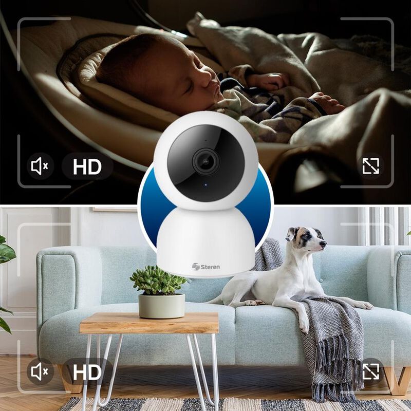 C&aacute;mara de seguridad Wi-Fi 3 Mpx robotizada con ... image number null