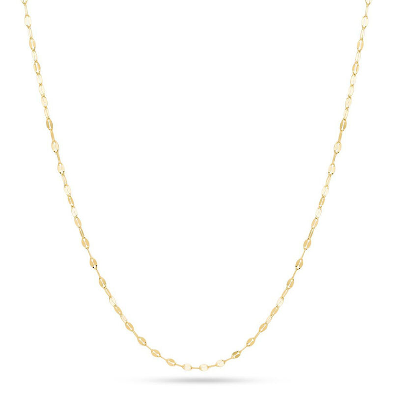 Cadena De Oro Amarillo 14K (Mirror Twisted) (50... image number null