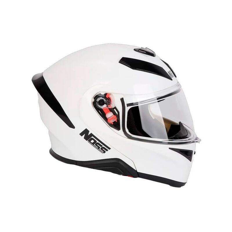 Casco Noss Ns-971 Abatible S&oacute;lido Blanco Xxl image number null