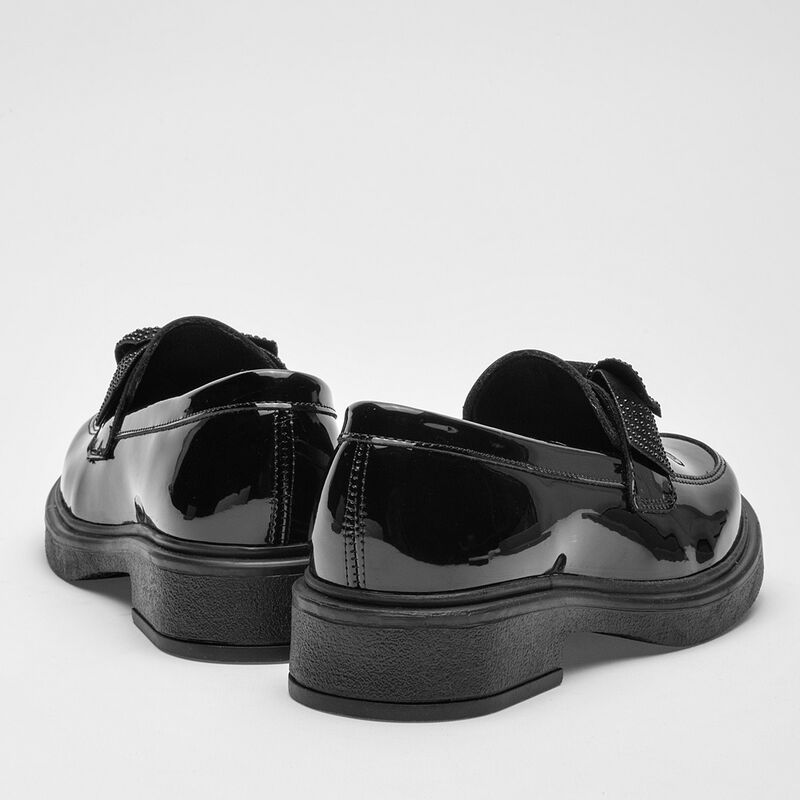 Yuyin Zapato Escolar Para Ni&ntilde;a Negro Charol Cod... image number null