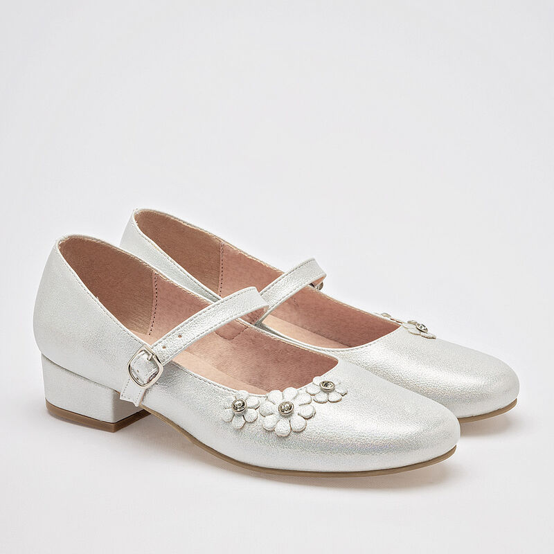 Caramel Zapato Para Fiesta Para Ni&ntilde;a Plata Cod ... image number null