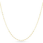 Cadena De Oro Amarillo 14k Mirror Twisted (45cm - 1.7mm Aprox.)