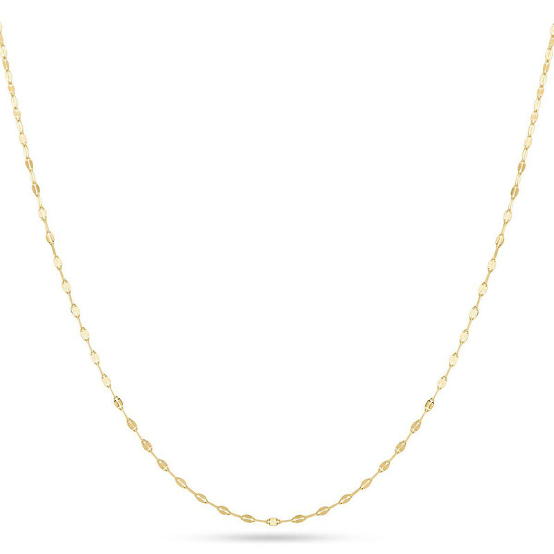 Cadena De Oro Amarillo 14k Mirror Twisted (45cm... image number null