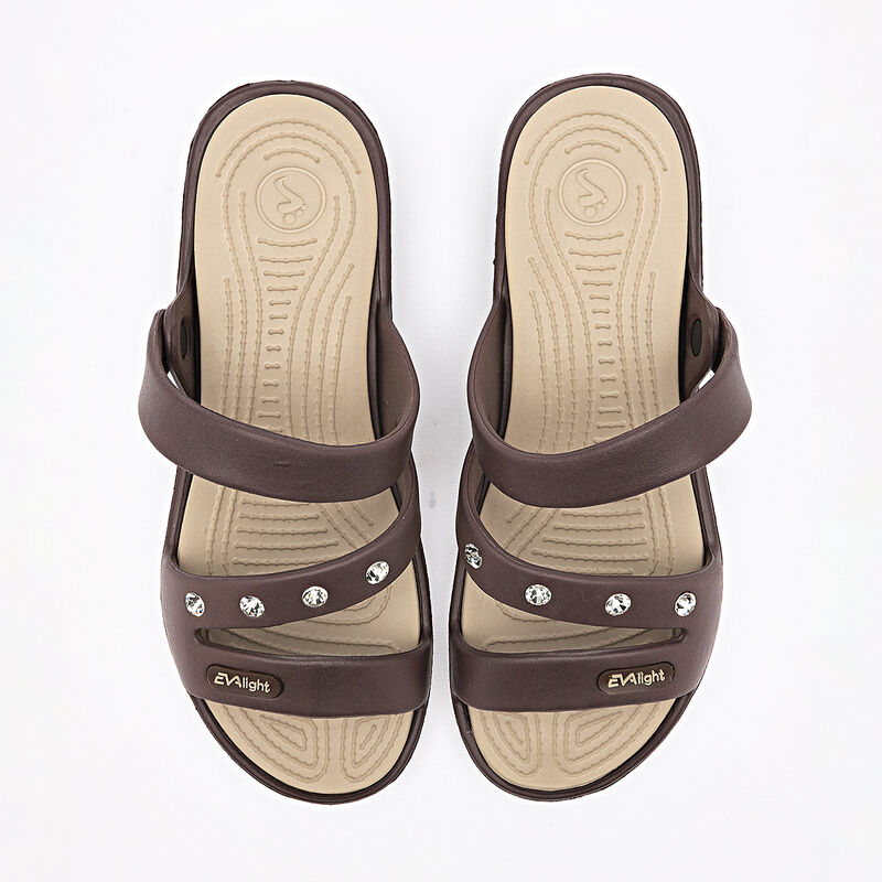 Evalight sandalia impermeable para mujer caf&eacute; c... image number null