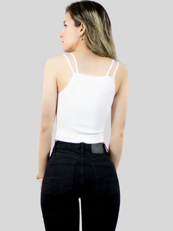 SET DE 3 CROP TOP DE MUJER TOP-1015-PX3 BLANCO,... image number null