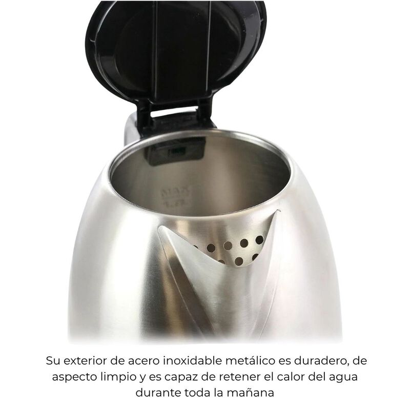 Tetera El&eacute;ctrica Better Chef Acero Inoxidable 1... image number null