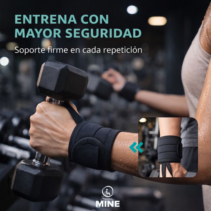 Mu&ntilde;equera Deportiva Ajustable Con Soporte Pulga... image number null