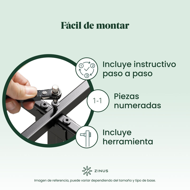 Zinus Dachelle | Base De Cama Queen Con Cabecer... image number null