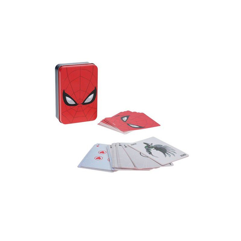 Baraja De Cartas Spider-Man Marvel Con Caja Met... image number null